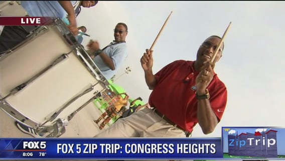 Congress Heights | Zip Trip: Garfiled cheerleaders and drumline