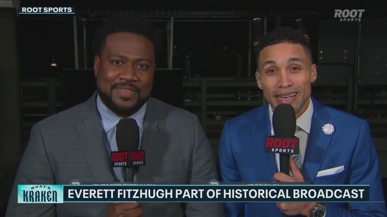 Kraken's Everett Fitzhugh part of historical broadcast