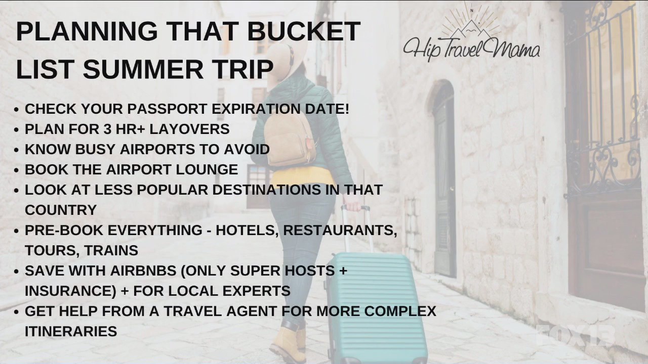 Hip Travel Mama gives tips and tricks to making your spring, summer travel goals come true