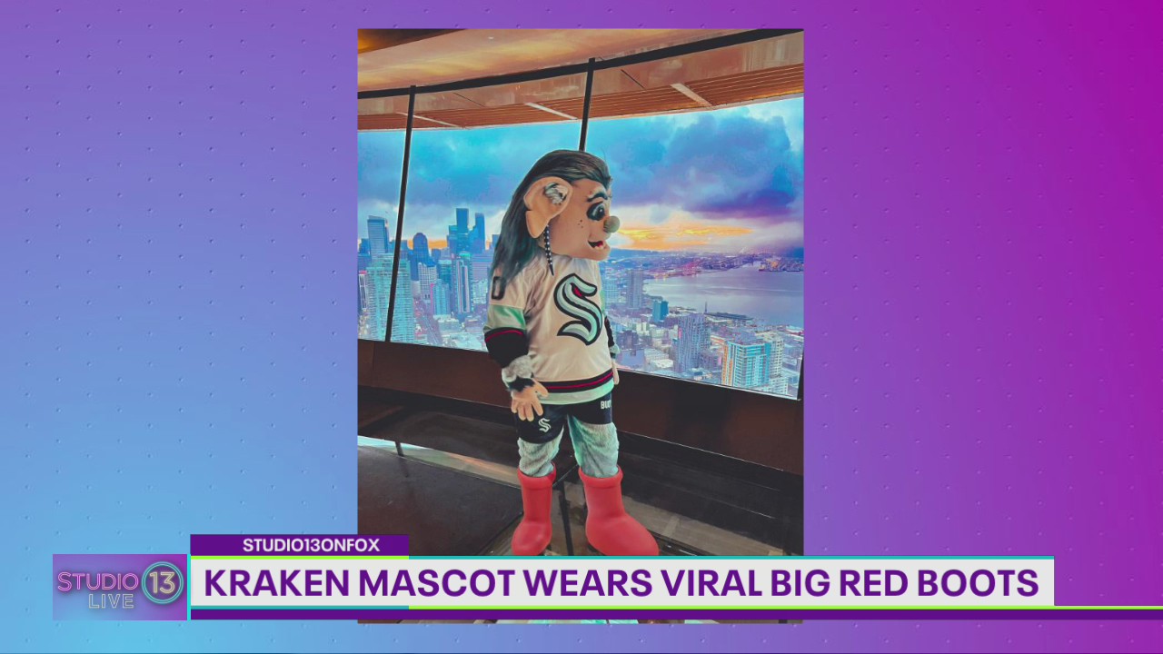 'Buoy gets a free pass': Seattle Kraken mascot rocks viral big red boots