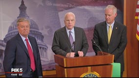 Senators continue health care 'skinny bill' debate on Senate floor