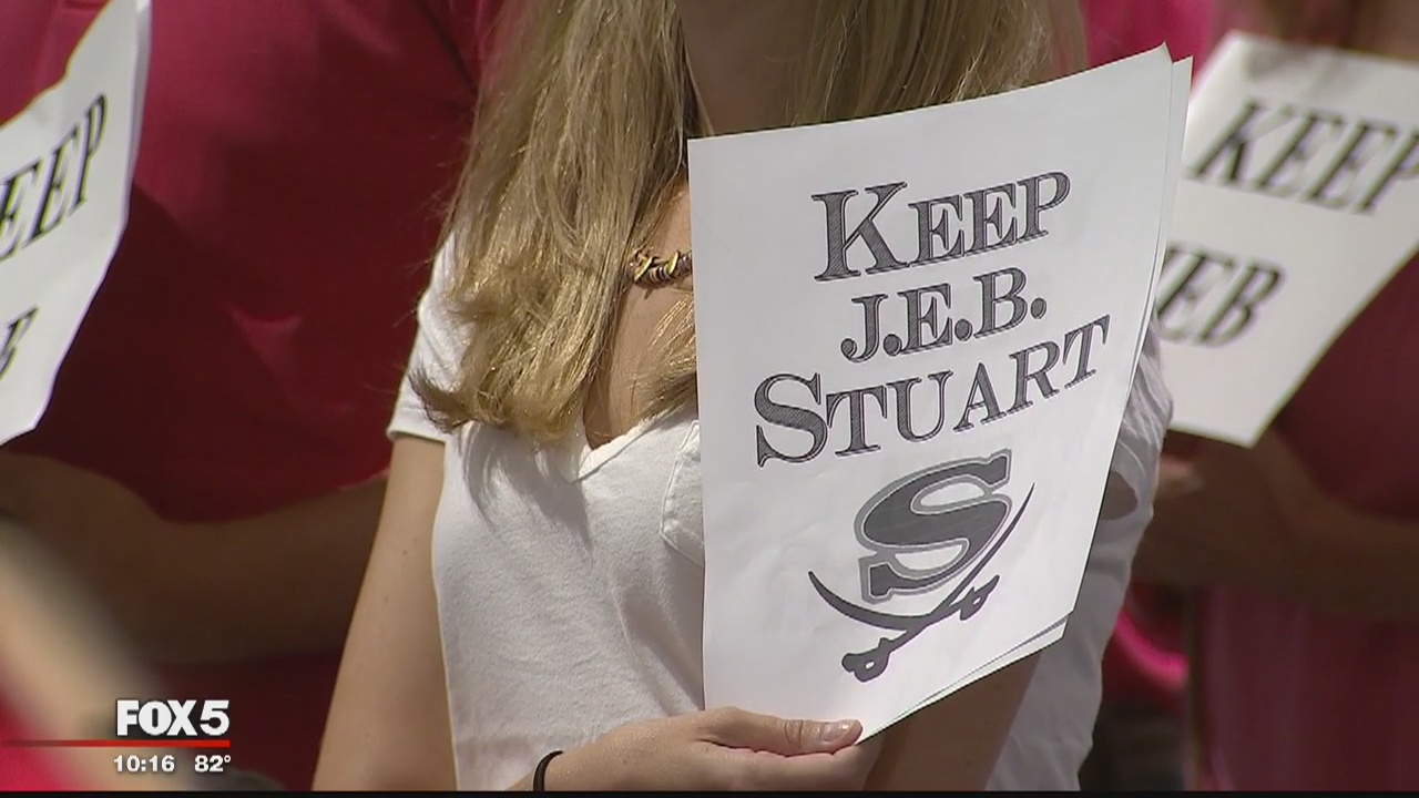 School board listens to public comment on J.E.B. Stuart High School name debate