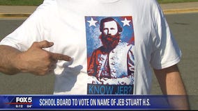 Fairfax County school board to vote on whether to change name of J.E.B. Stuart High School