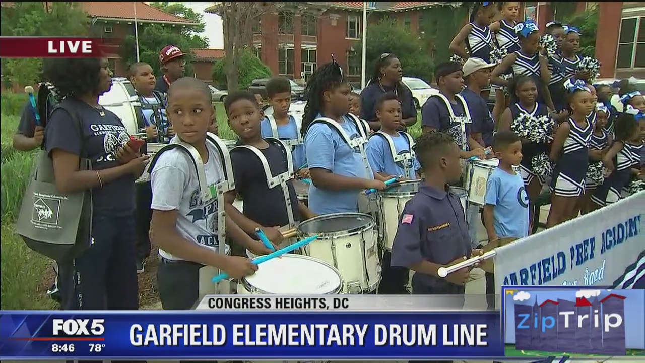 Congress Heights | Zip Trip: Garfield Elementary drum line
