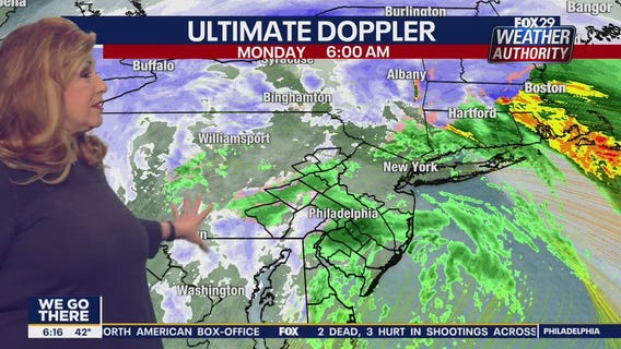 Weather Authority: Monday 6 a.m. update
