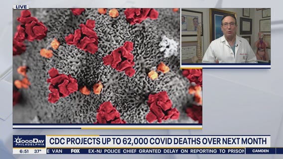 CDC projects up to 62,000 COVID deaths over next month