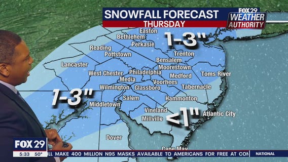 Weather Authority: Wednesday, 5 p.m. update