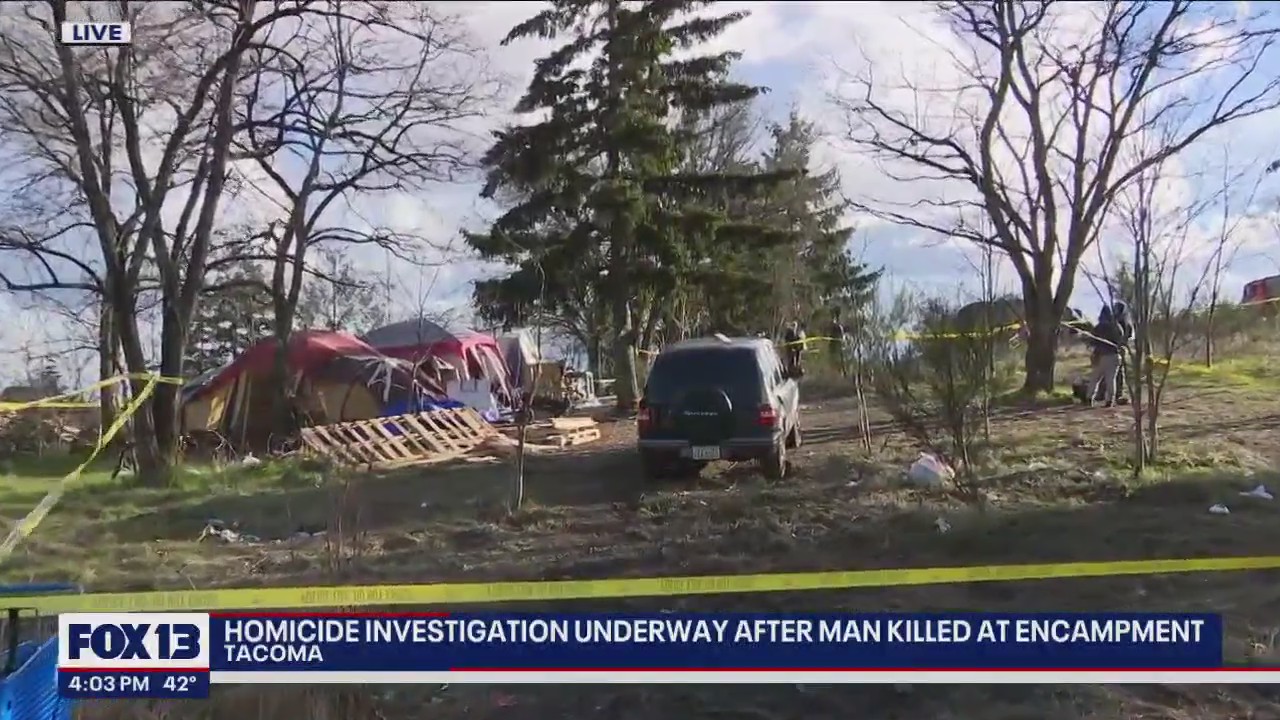 Tacoma shooting: 1 arrested after man and his dog killed inside tent