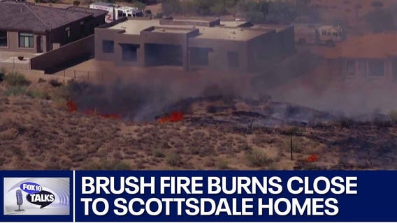Scottsdale fire edges close to homes l FOX 10 Talks