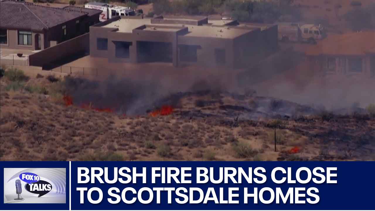 Scottsdale fire edges close to homes l FOX 10 Talks