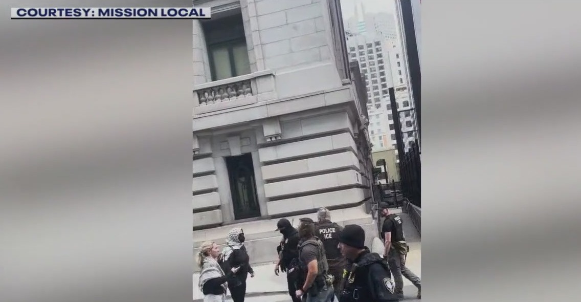 Protesters again clash with ICE agents in SF