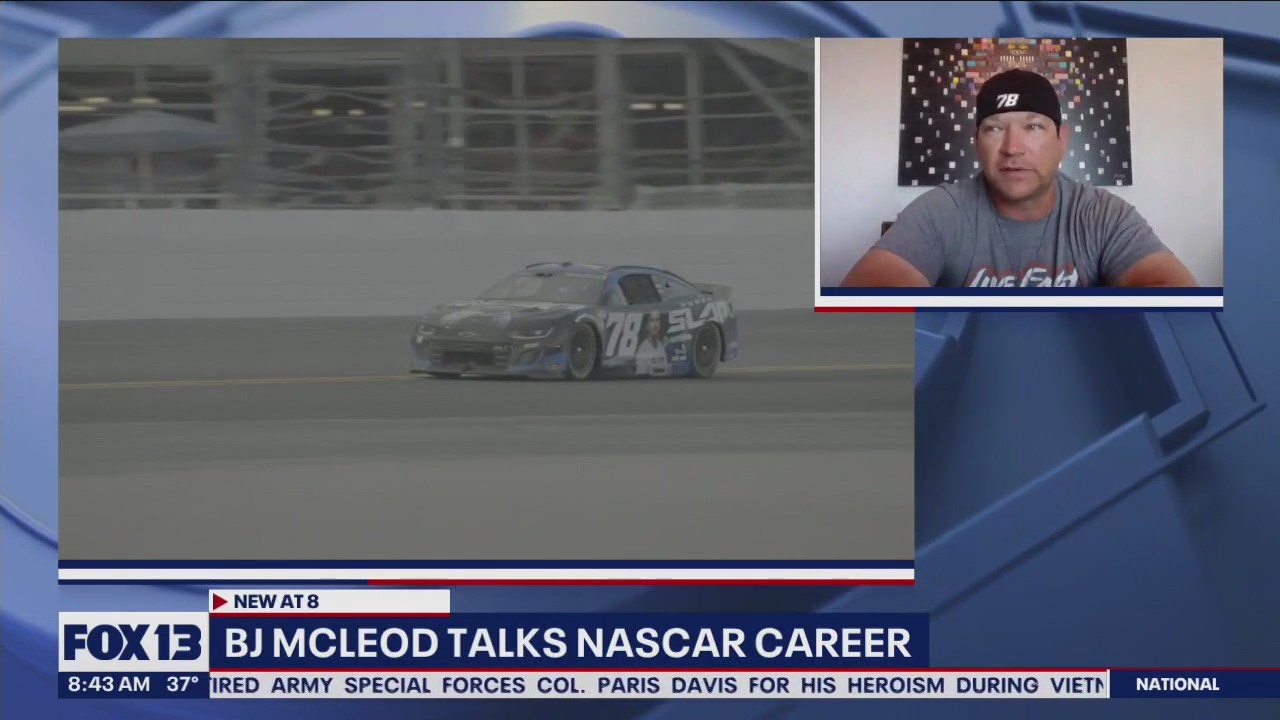 BJ McLeod talks NASCAR career