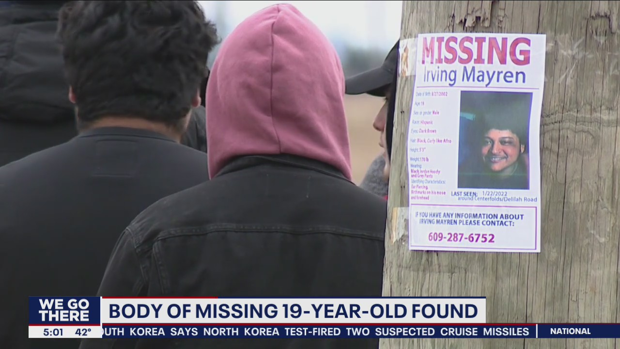 Missing New Jersey man, 19, found dead after two days of searching
