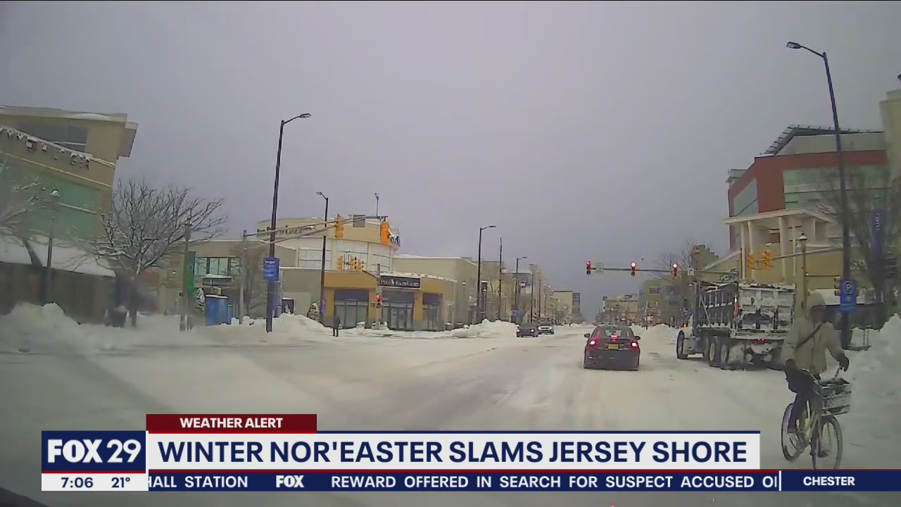 Atlantic County begins to dig out from the snow dumped by the nor'easter