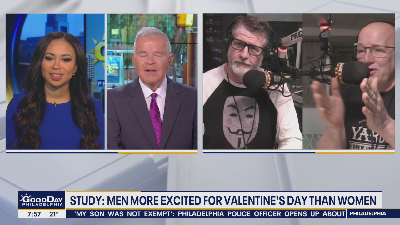 Study: Men more excited for Valentine's Day than women