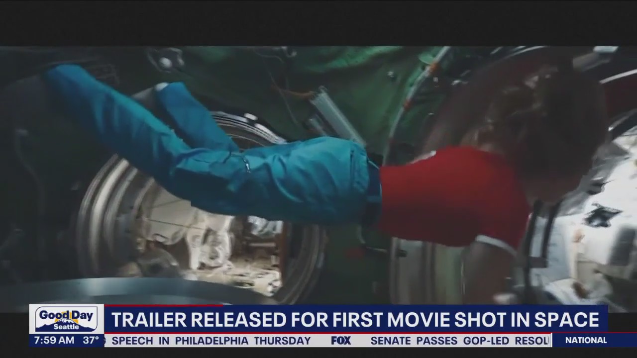 Trailer released for the first movie shot in space; 'The Challenge'