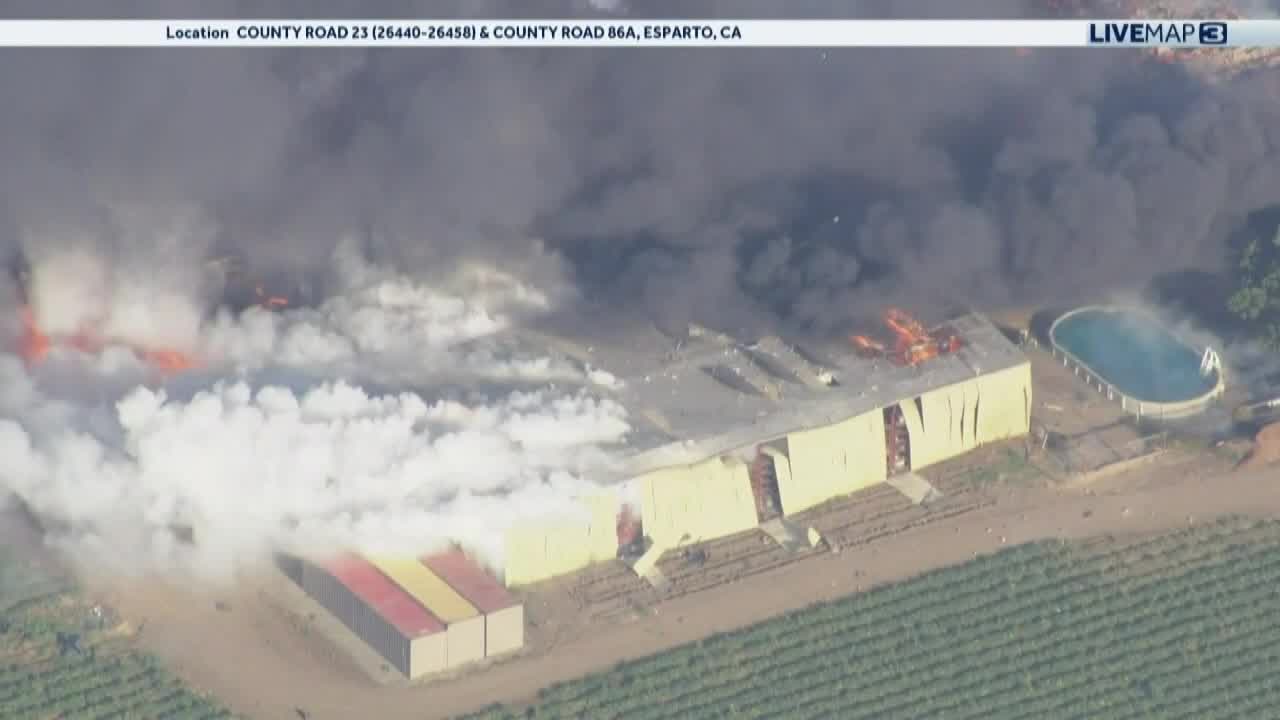 WATCH: Fireworks storage facility explodes