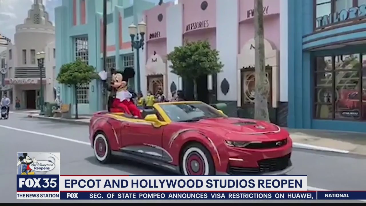 Epcot and Hollywood Studios open