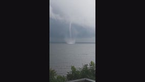 Waterspout seen in Chesapeake Bay in Calvert County