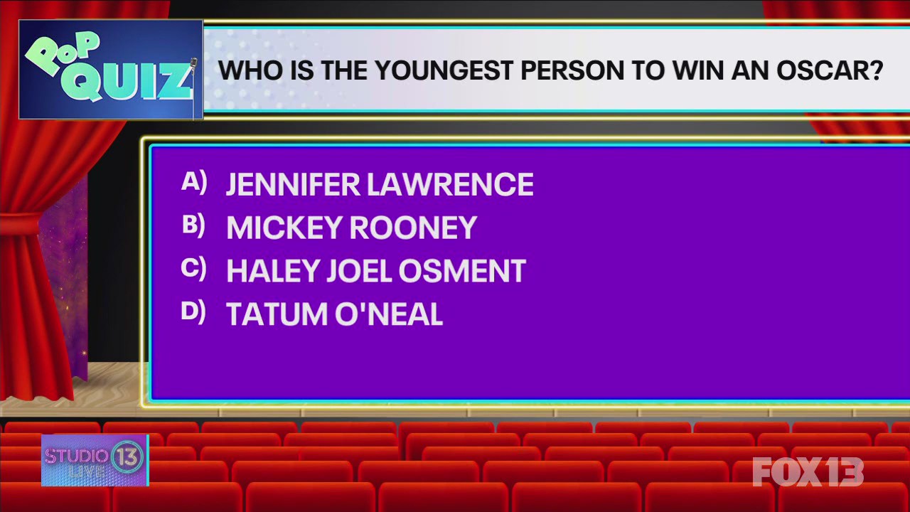 Pop Quiz: Who is the youngest person to win an Oscar?