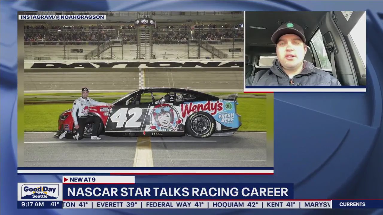 NASCAR star talks racing career on Good Day Seattle