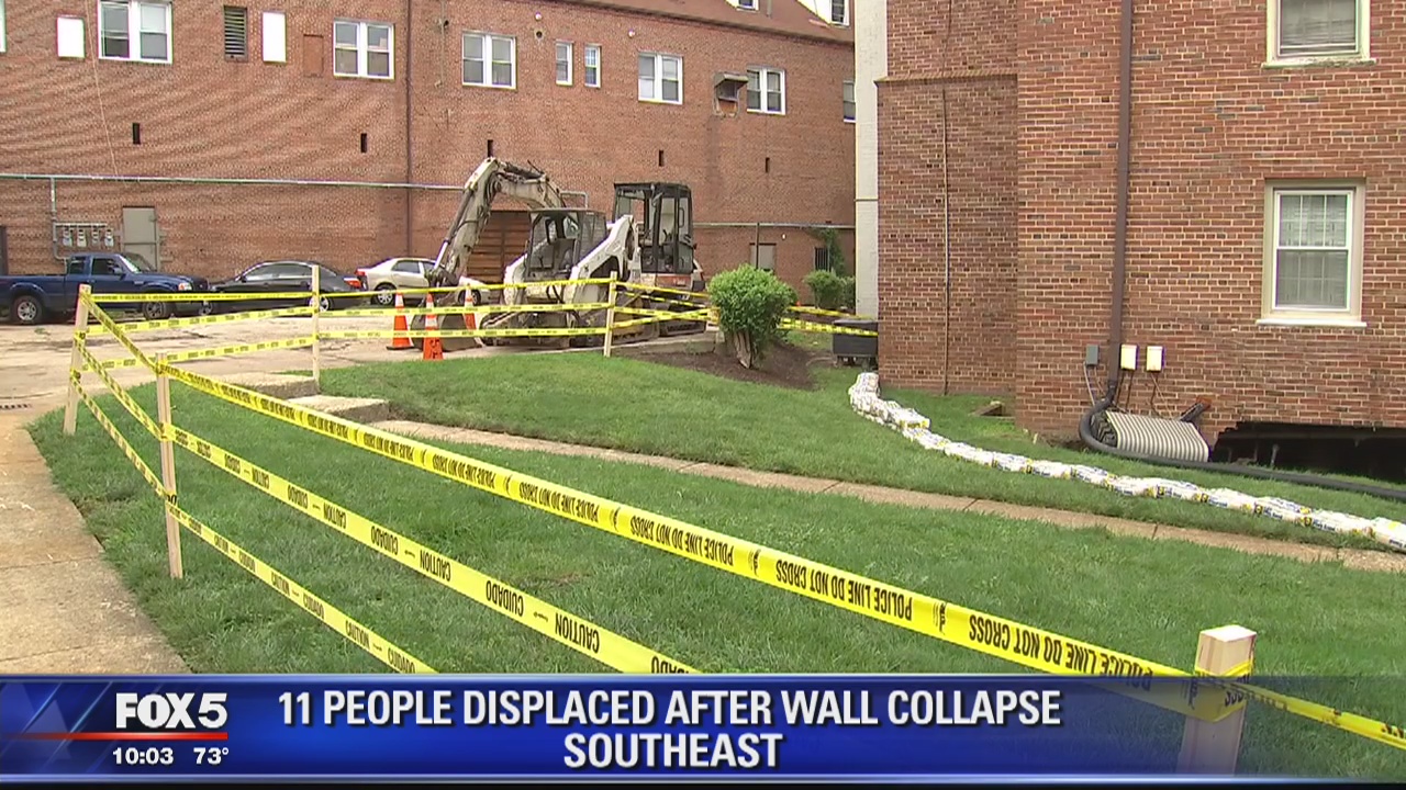 11 People Displaced after partial building collapse | FOX 5 DC