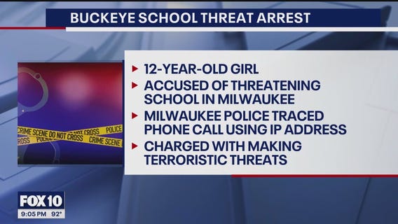 Buckeye girl accused of threatening Wisconsin school