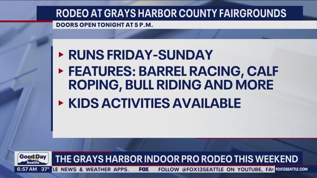 Things to do: Grays Harbor Indoor Pro Rodeo this weekend
