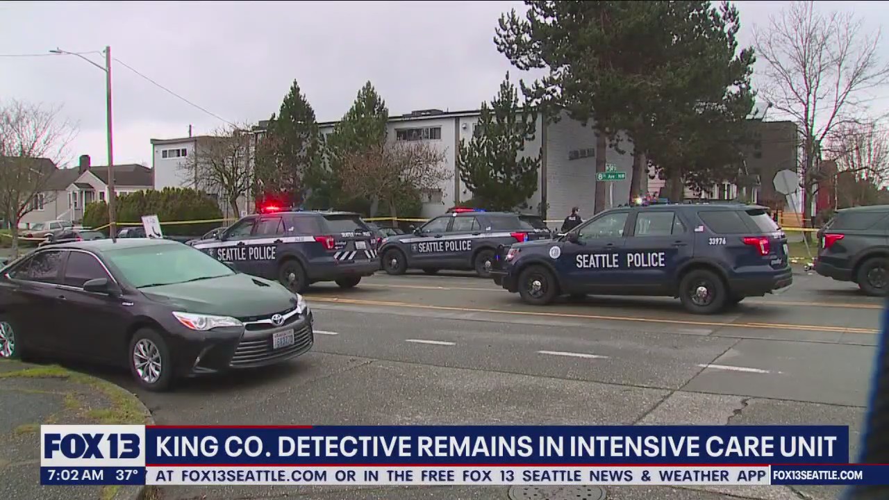 King County detective remains in ICU after being shot | FOX 13 Seattle