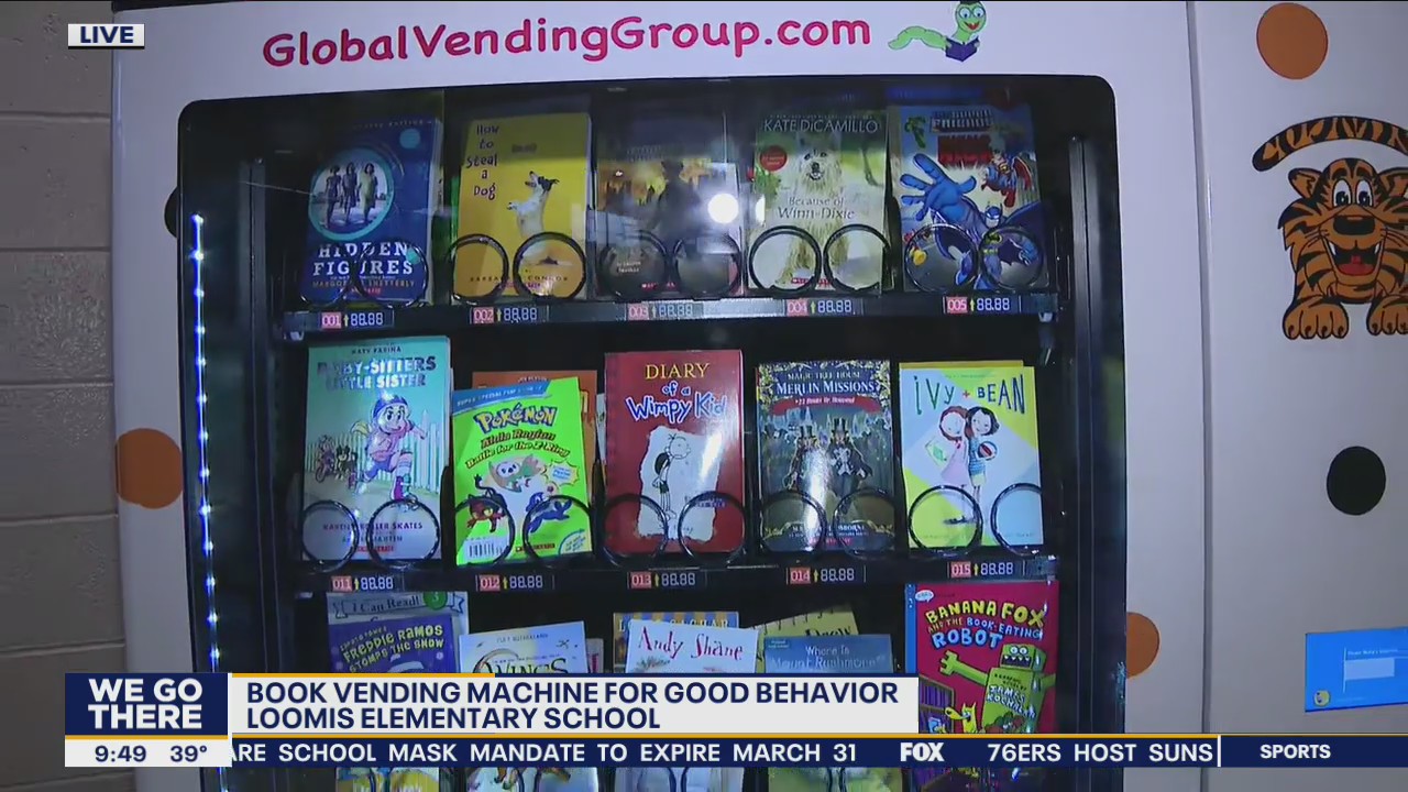 Delaware County elementary school debuts book vending machine