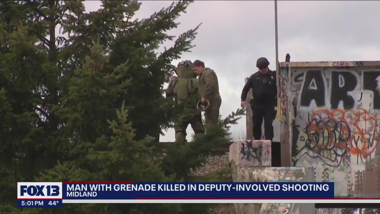 Man holding grenade shot and killed by Pierce County deputy | FOX 13 ...