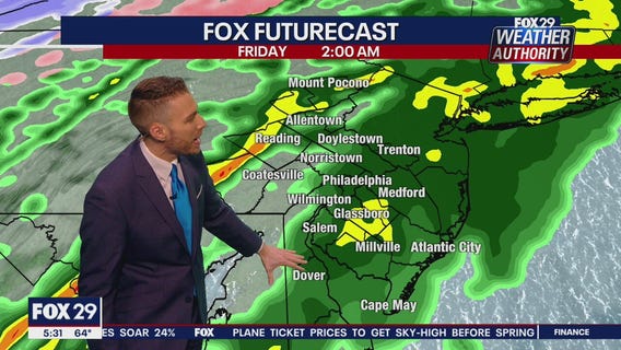 Weather Authority: Thursday 5 p.m. forecast