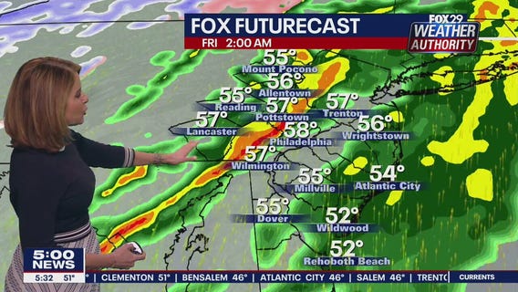 Weather Authority: Wednesday 5 p.m. update