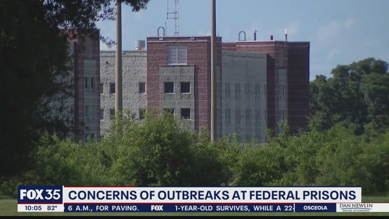 Concerns over COVID-19 outbreaks among inmates, staff in federal prisons