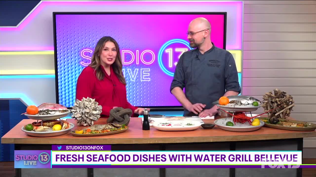 Making fresh seafood dishes with Water Grill in Bellevue