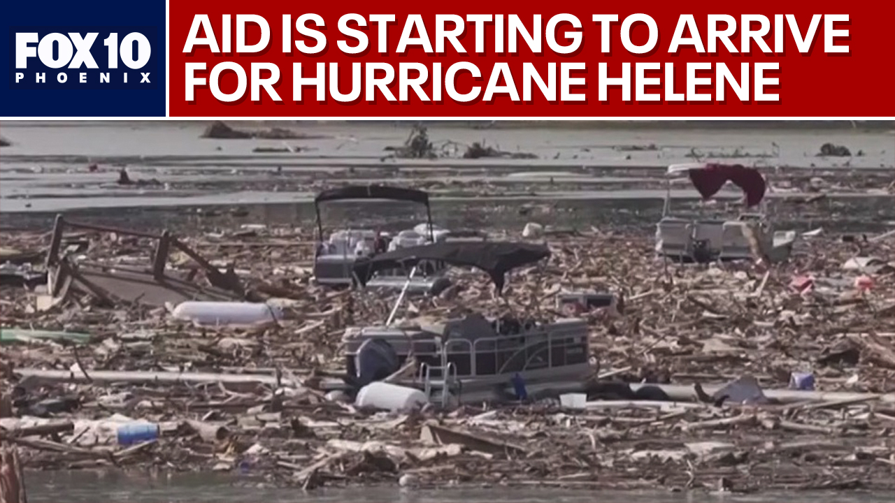 Aid arrives in southeast post-Hurricane Helene