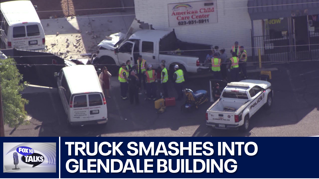 Truck smashes into daycare center l FOX 10 Talks
