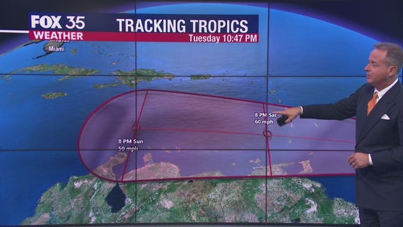 Tropical depression in Atlantic expected to strengthen