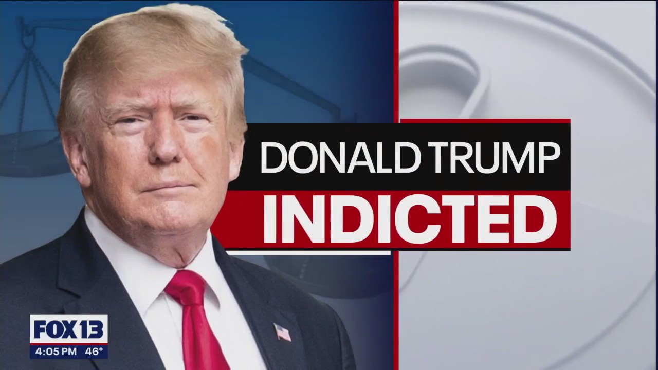 Former President Donald Trump returns to New York to face historic criminal charges