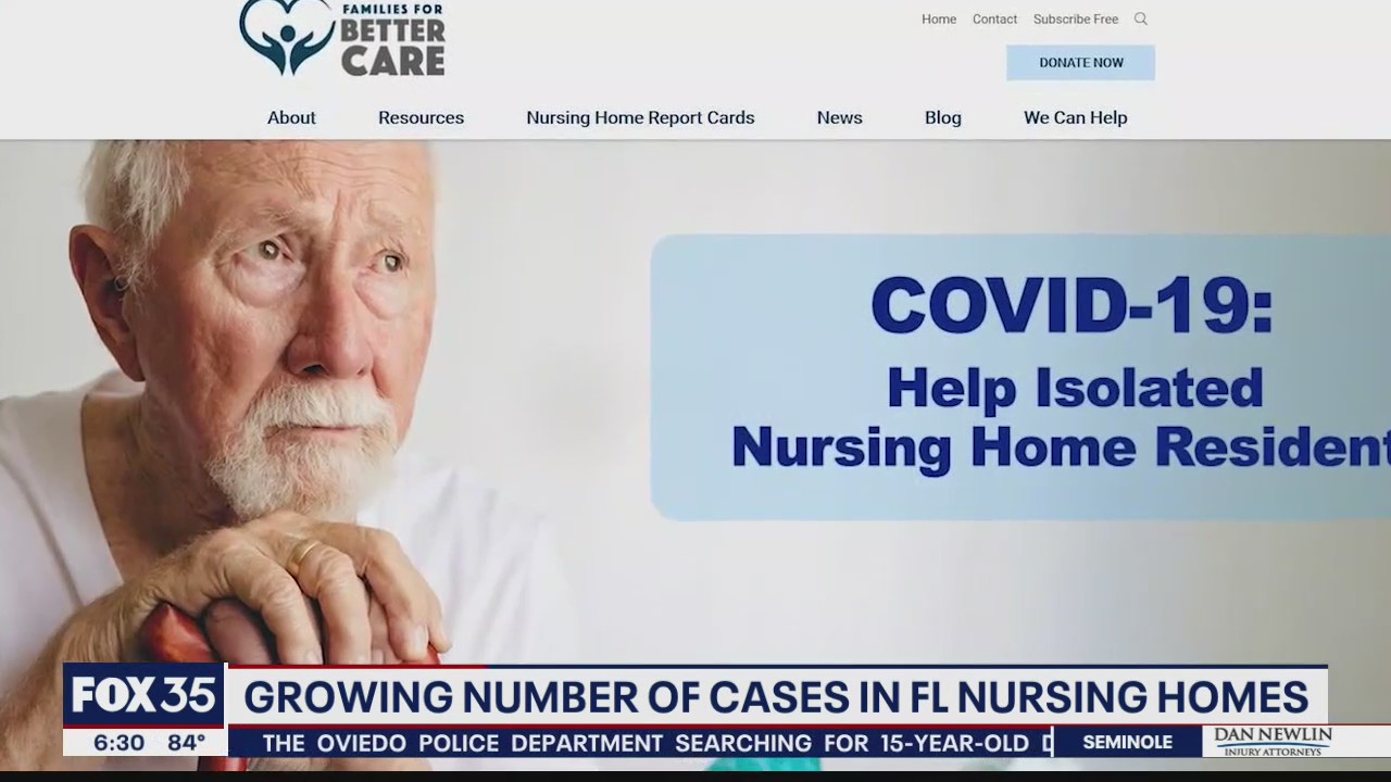 Growing number of COVID-19 cases in nursing homes