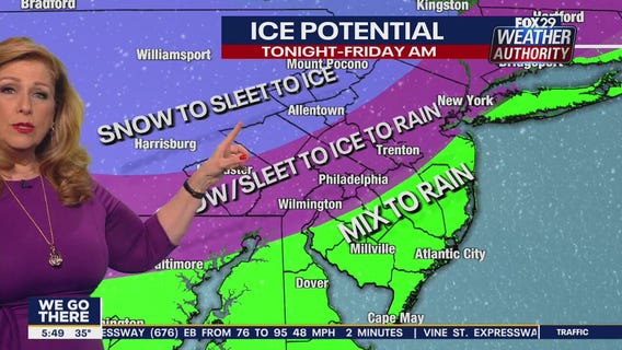 Weather Authority: 5 a.m. Thursday forecast