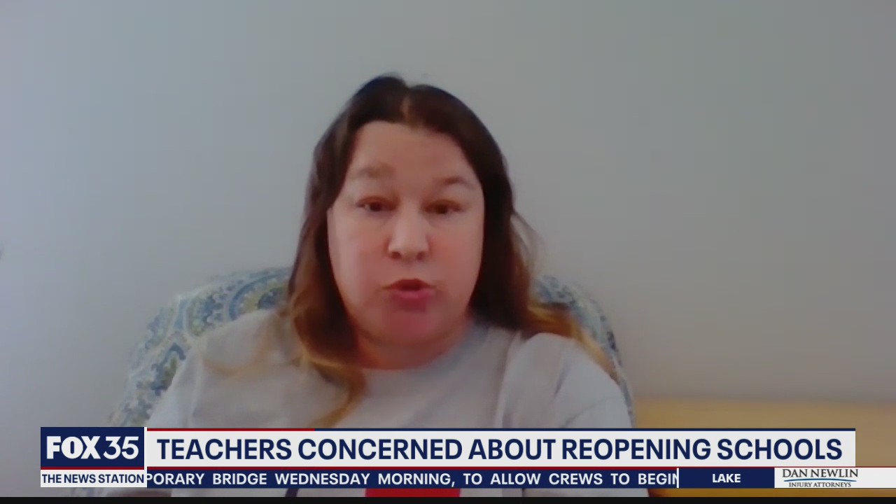 Volusia County teacher concerned about reopening schools