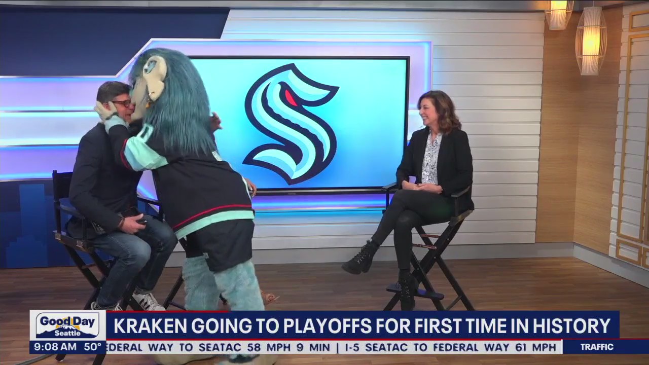 Kraken going to the playoffs for 1st time in history, Buoy steals Good Day Seattle