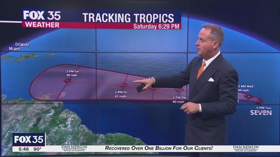 Tropical depression forms over Atlantic