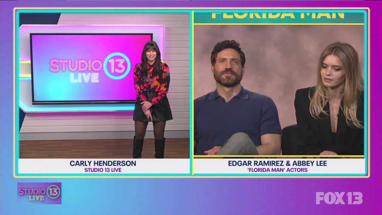 Edgar Ramirez and Abbey Lee talk 'Florida Man' ahead of Netflix release
