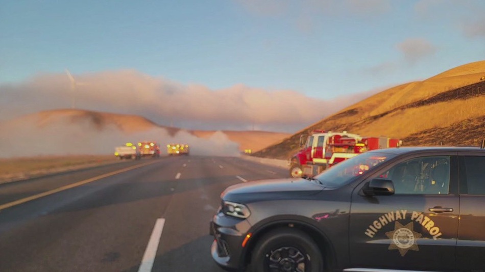 Truck fire prompts closure of Altamont Pass