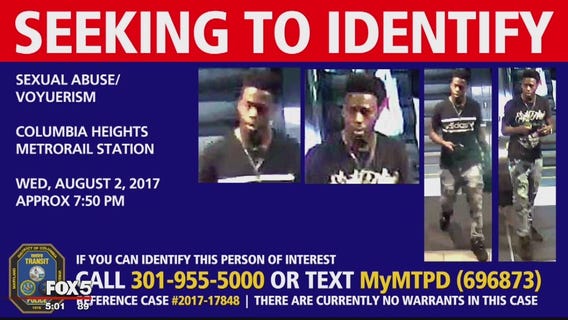 Video shows man taking photos up women's skirts in Columbia Heights Metro station