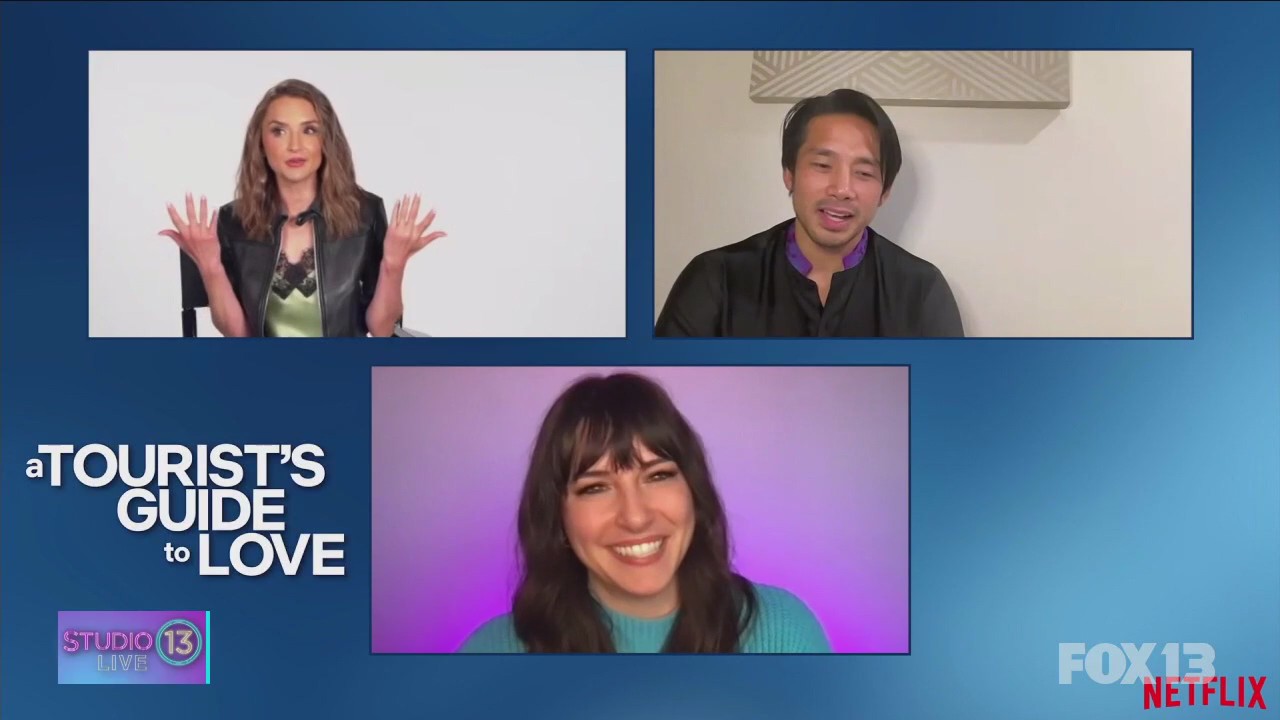 Rachael Leigh Cook + Scott Ly reveal their first impressions of each other! (A Tourist?s Guide to Love interview)