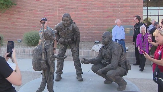 Goodyear PD unveils new statue with special meaning