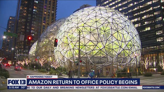 Amazon's return to office policy begins